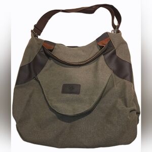 Canvas Hobo Messenger Tote Bag